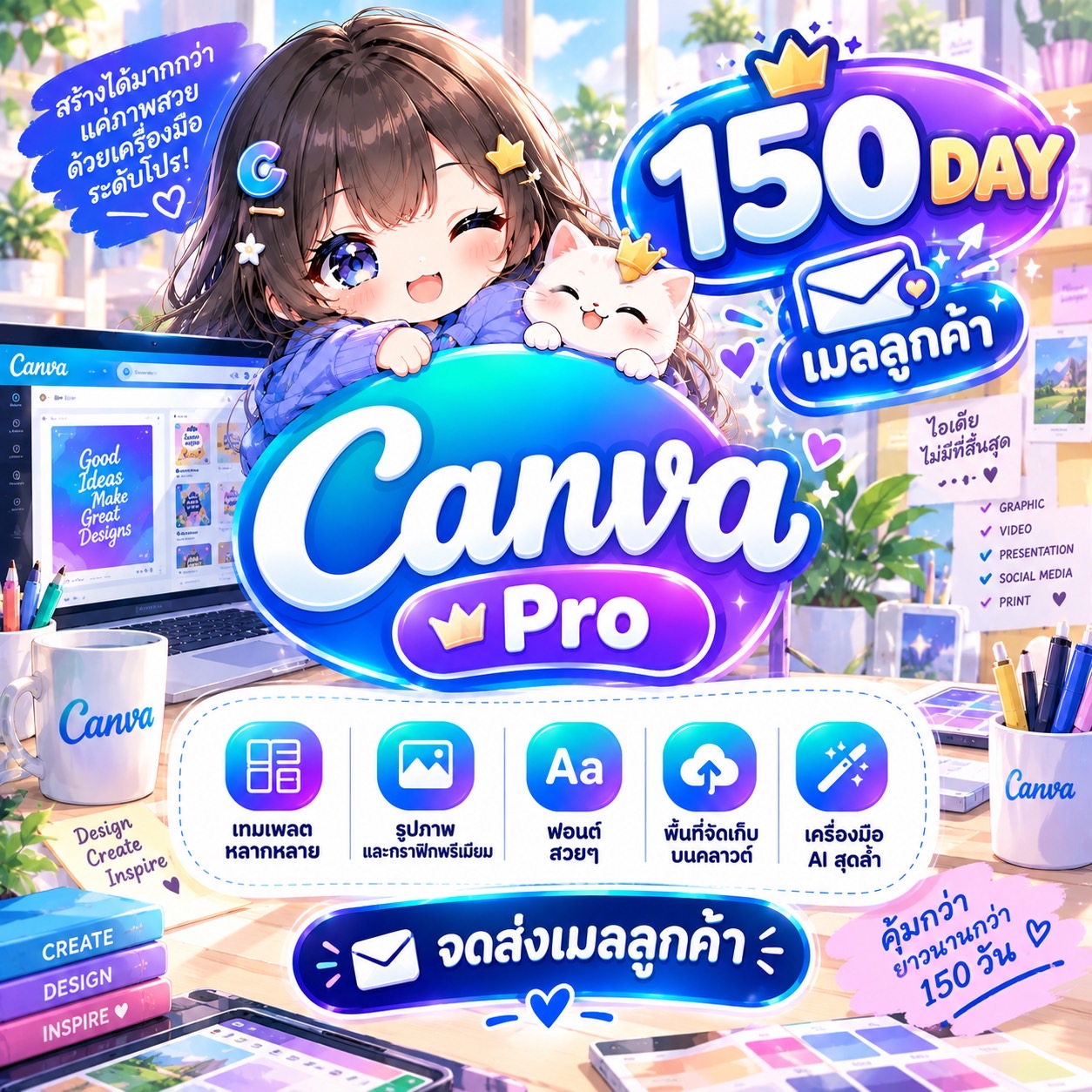 Canva Pro 150 day